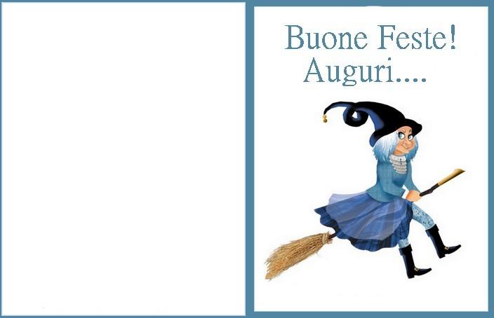 befana vestito blu mod