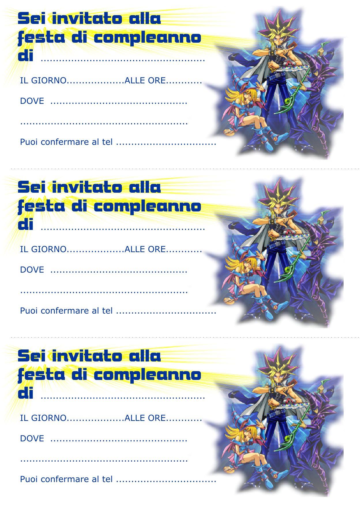 biglietti-invito-compleanno-yugioh mod