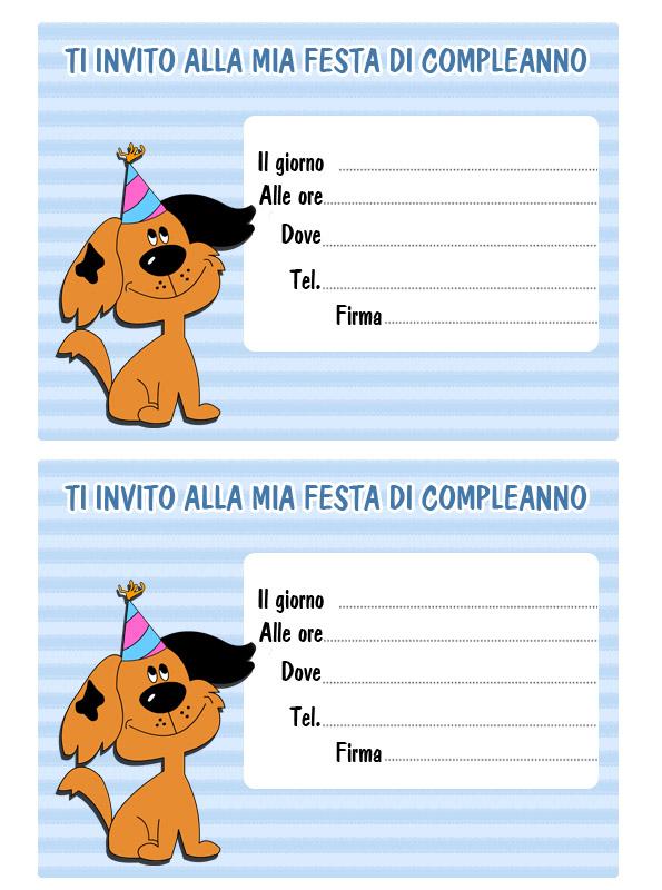 Inviti di compleanno 3