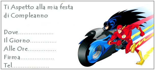 invito batman flash