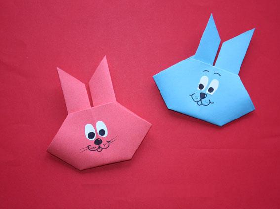 Un delizioso coniglietto origami per Pasqua