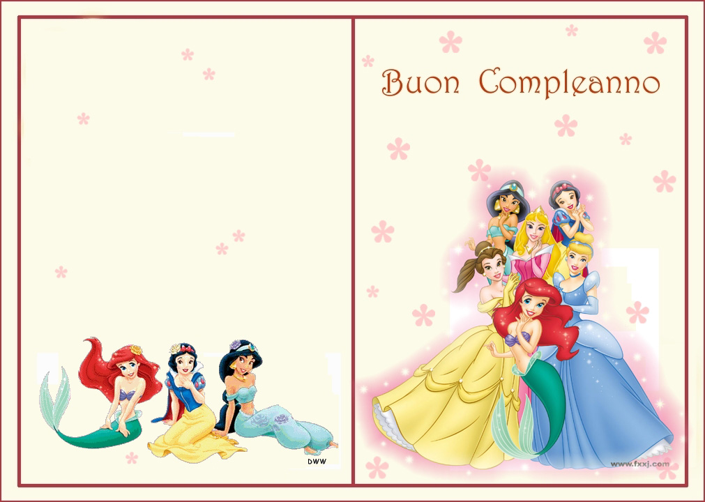 Principesse Bimbi Di Carta