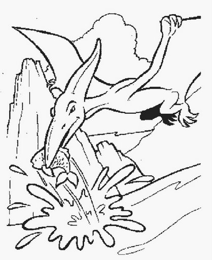 disegno uccello triceranodonte