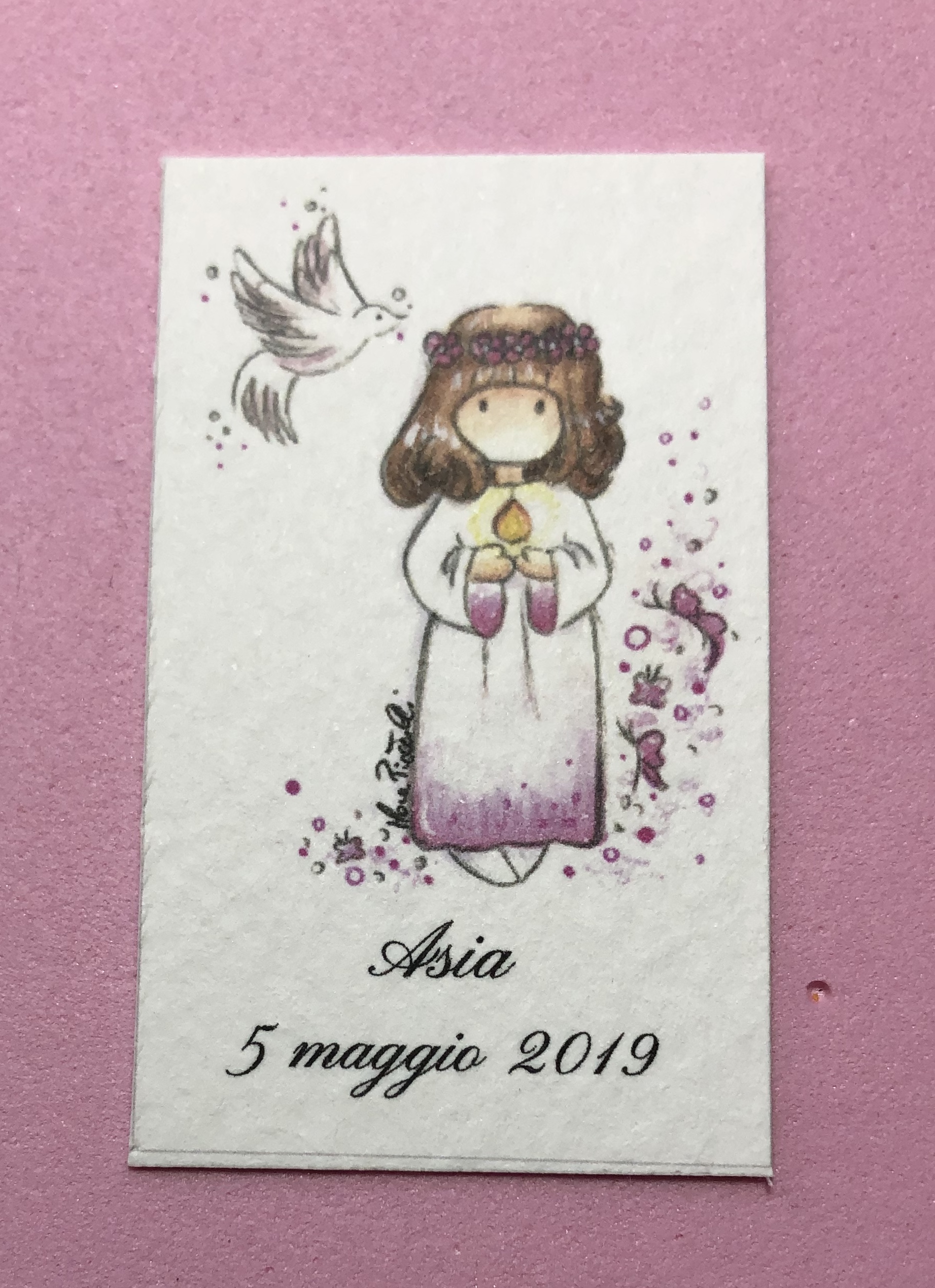 Invito Di Cresima Per Bambina Bimbi Di Carta